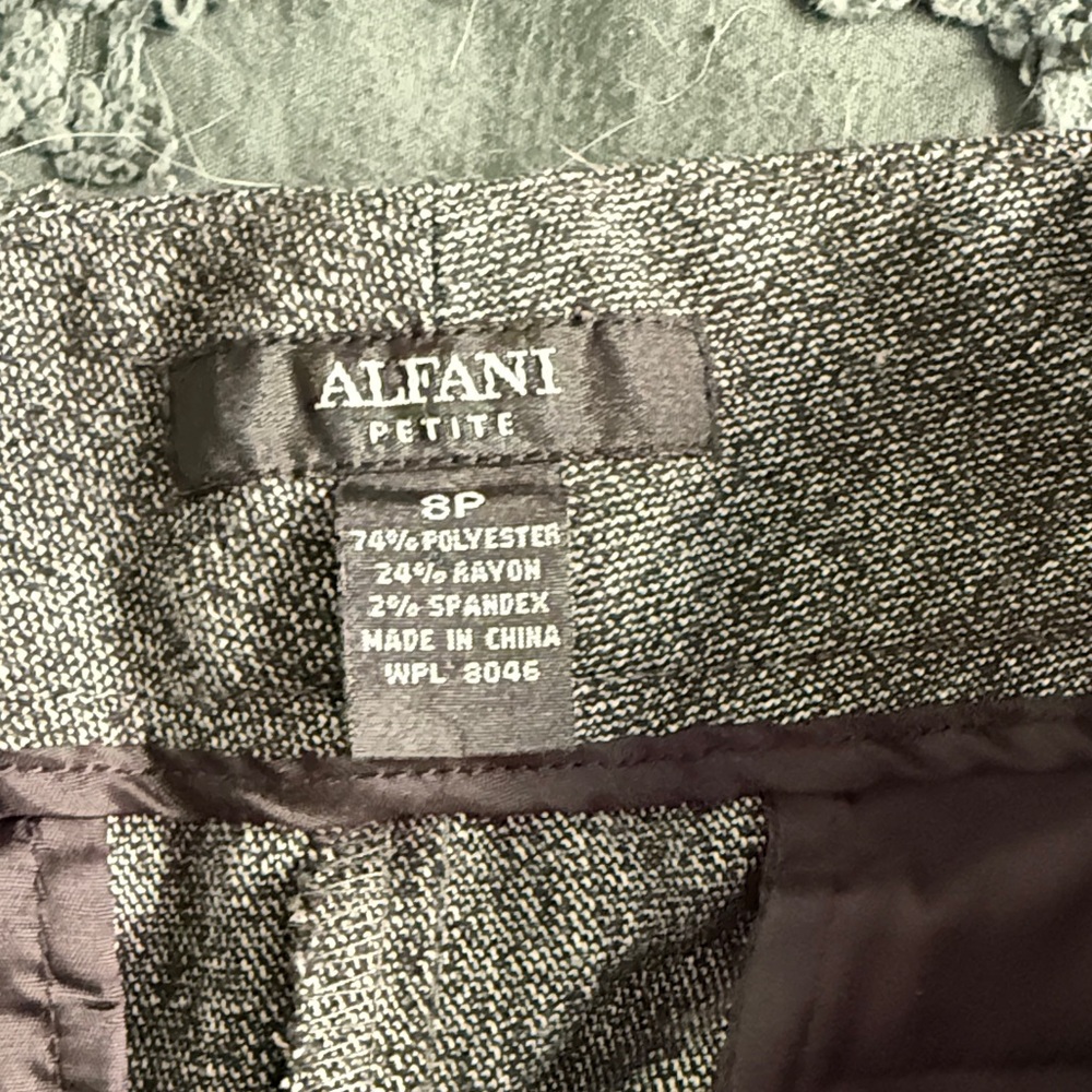Gray Textured Work Pants - Picture 4 of 5